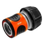 Gardena 18214-20 raccord des tuyaux d'eau Noir, Orange 1 pièce(s)