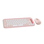 Logitech Pop Icon Combo Pack Teclado + Rato Sem Fio Rosa