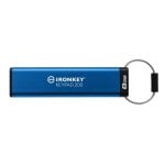 Kingston Technology IronKey Keypad 200 USB-Flash-Laufwerk 8 GB USB Typ A 3.2 Gen 1 (3.1 Gen 1) Blau