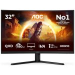 AOC G4 CQ32G4VE Computerbildschirm 81,3 cm (32") 2560 x 1440 Pixel Quad HD LCD Schwarz, Grau