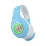 Kinsi ZW-050 Auriculares Inalámbricos Bluetooth Infantiles Luz Led de Colores Azules