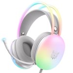 Kinsi X25 Auriculares Gaming Iluminación Dinámica Blancos