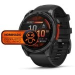Garmin Fenix 8 AMOLED 47mm Reloj Smartwatch Gris con Correa de Silicona Negra