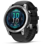 Garmin Fenix E Bluetooth GPS 47mm AMOLED Edelstahl Schwarz Wasserdicht 10ATM
