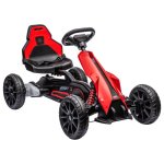 Homcom Go Kart Coche Eléctrico para Niños de 3 a 8 Años 100x58x58,5cm Rojo Homcom Go Kart Coche Eléctrico para Niños de 3 a 8 Años 100x58x58,5cm Rojo