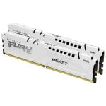 Kingston FURY Beast DDR5 6000MHz 32GB 2x16GB CL36 AMD EXPO Brancas Kingston FURY Beast DDR5 6000MHz 32GB 2x16GB CL36 AMD EXPO Brancas