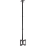 Support de plafond extensible et pivotant Aisens pour écran/téléviseur de 23 à 43 pouces, 50 kg, noir