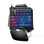 Kinsi G92 Teclado Monomanual de 35 Teclas con Reposamanos
