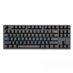 Kinsi K550 Teclado de 87 Teclas Flotantes con Iluminación Ajustable Negro Qwerty USA