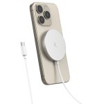 Ksix MagniBoost Cargador Inalámbrico Compatible Apple Magsafe con Wireless Charging 2.0 Blanco Ksix MagniBoost Cargador Inalámbrico Compatible Apple Magsafe con Wireless Charging 2.0 Blanco