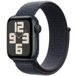 Apple Watch SE GPS NFC 40mm OLED Aluminium Bleu S/M Étanche 50m Pulsomètre Suivi Sommeil