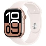 Apple Watch Series 10 GPS 46mm Retina OLED Caixa Alumínio Ouro Rosa Rosa Rubor M/L