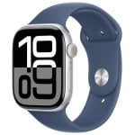 Apple Watch Series 10 GPS + Cellular 46mm OLED Argento Blu M/L Resistenza Acqua IP6X 50m