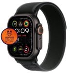 Apple Watch Ultra 2 GPS + Cellular 49mm Caja Negra Titanio con Correa Trail Loop M/L Negra