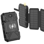 Head Solar Powerbank 10.000 mAh 22,5 W mit Power Delivery, gleichzeitigem Laden, kabellosem Laden Schwarz Head Solar Powerbank 10.000 mAh 22,5 W mit Power Delivery, gleichzeitigem Laden, kabellosem Laden Schwarz