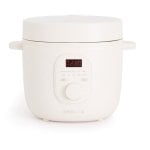 Create Rice Cooker Studio Arrocera Eléctrica de 2L con Cesta Vaporera Blanco Roto