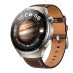 Huawei Watch 4 Pro Reloj Smartwatch 48mm con Caja de Titanio y Correa de Piel Marrón