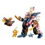 Set de construcción LEGO Ninjago Sora Moto Mech Transformable 384 piezas