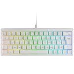 Mars Gaming MKMINIPRO Teclado Mecânico Gaming RGB 60% BROWN Switches Branco