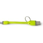 Cavo USB AC USB Celly Usbtypeckeygn Solo da 12 cm con portachiavi