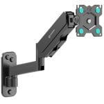 Onkron Soporte de TV Inclinable y Giratorio 13"/34" 8Kg Max, Vesa 100x100 Negro