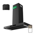 Hotte décorative Ciarra CBCB9102-P avec Wi-Fi 90 cm A+++ Noir Hotte décorative Ciarra CBCB9102-P avec Wi-Fi 90 cm A+++ Noir
