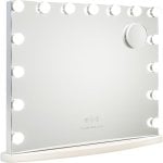 Flamingueo Espejo Maquillaje con Luz 15 Bombillas LED 3 Modos de Luz Control Táctil Flamingueo Espejo Maquillaje con Luz 15 Bombillas LED 3 Modos de Luz Control Táctil