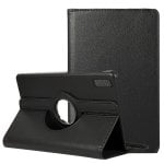 Coole drehbare Hülle aus schwarzem Kunstleder für Xiaomi Redmi Pad Pro Coole drehbare Hülle aus schwarzem Kunstleder für Xiaomi Redmi Pad Pro