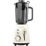 Cecotec Power Black Titanium RetroBeige Mixeur en verre rétro 4 lames 1,5 L 1200 W Beige