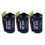 GT Photo GT24Film 35-mm-Farbfilm, 3 Rollen, 24 Aufnahmen GT Photo GT24Film 35-mm-Farbfilm, 3 Rollen, 24 Aufnahmen