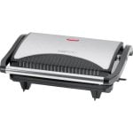 Kontaktgrill Clatronic MG 3519 Antihaft 700 W Edelstahl Schwarz Silber