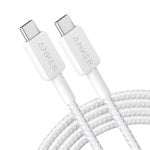 Cavo Anker 60W USB-C a USB-C in nylon 1,8 m bianco