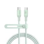 Cavo Anker 544 da USB-C a USB-C (1,8 m, 140 W, bio-nylon, verde)
