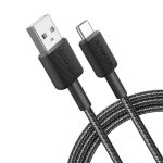 Anker Cablde Nylon de USB a USB-C 0.9m Negra