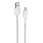 Anker Cable de Nylon Trenzado de USB-A a USB-C 0.9m Blanco