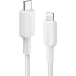 Anker Cable Trenzado de USB-C a Lightning 0.9m Blanco Anker Cable Trenzado de USB-C a Lightning 0.9m Blanco