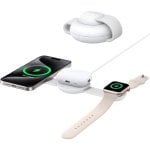 Estación de carga inalámbrica Anker MagGo 3 en 1 MagSafe Qi2 15W Blanco
