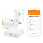 Têtes Thermostatiques Intelligentes Netatmo Starter Pack Sans fil pour Chauffage Radiateur