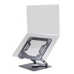 Mars Gaming MA-RSN Support pour ordinateurs portables et tablettes jusqu'à 17" Réglage de la hauteur Rotation à 360° Noir