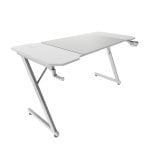 Mars Gaming MGD-X140 Ergonomischer Tisch, XXL-Mauspad, Kopfhörer- und Getränkehalter, 140x60cm, weiß Mars Gaming MGD-X140 Ergonomischer Tisch, XXL-Mauspad, Kopfhörer- und Getränkehalter, 140x60cm, weiß