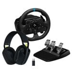Logitech Pack G923 Lenkrad und Pedale für PS4/PS5/PC + Logitech G435 LIGHTSPEED Gaming-Kopfhörer Logitech Pack G923 Lenkrad und Pedale für PS4/PS5/PC + Logitech G435 LIGHTSPEED Gaming-Kopfhörer