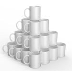 Caneca Cricut Branca Cerâmica 340ml Personalizável Pack 36 Unidades