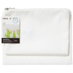 Bolsa de maquillaje Cricut Kit personalizable 3 unidades blanco lona