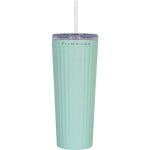 Flamingueo Gobelet Thermique Bleu Inox Boissons Froides 24h et Chaudes 10h Capacité 0,8l