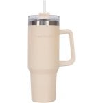Flamingueo Beige Tazza Termica in Acciaio Inossidabile Bevande Fredde 24 Ore e Bevande Calde 10 Ore Capacità 1,18 L