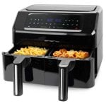 Fritadeira de Ar Emerio AF-130376.1 7.2L 2400W Dual Cook Painel Tátil Desidratador