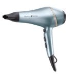 Sèche-cheveux Ionique Professionnel Remington Shine Therapy Pro AC9300 2200W 3 Températures 2 Vitesses Accessoires Bleu