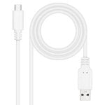 Cabo USB Nanocable 10.01.2100-W USB-C macho USB-A macho 3A 0.5m Branco