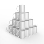 Cricut Personalisierbare weiße Keramiktasse, 425 ml, 36 Stück