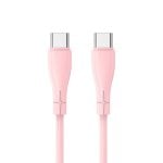 Cool Cabo USB Silicone Universal Tipo-C para Tipo-C 1m Rosa Cool Cabo USB Silicone Universal Tipo-C para Tipo-C 1m Rosa